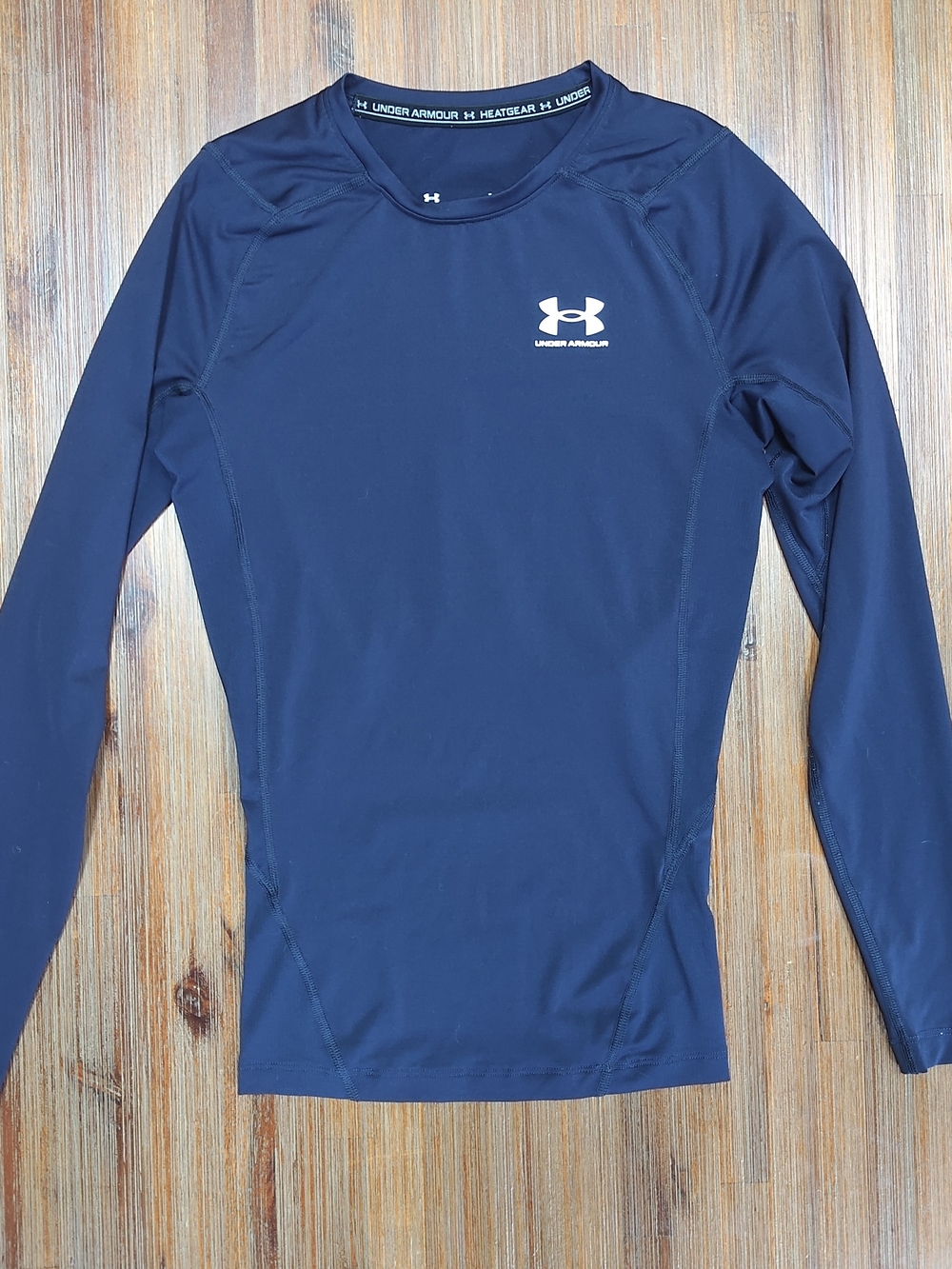Under Armour Men’s Navy Long-Sleeve Compression Long Sleeve Shirt